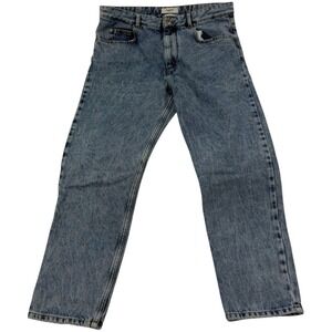 Isabel Marant Étoile Light Wash Blue Cotton Tapered Jeans Women's Sz 38 5-Pocket